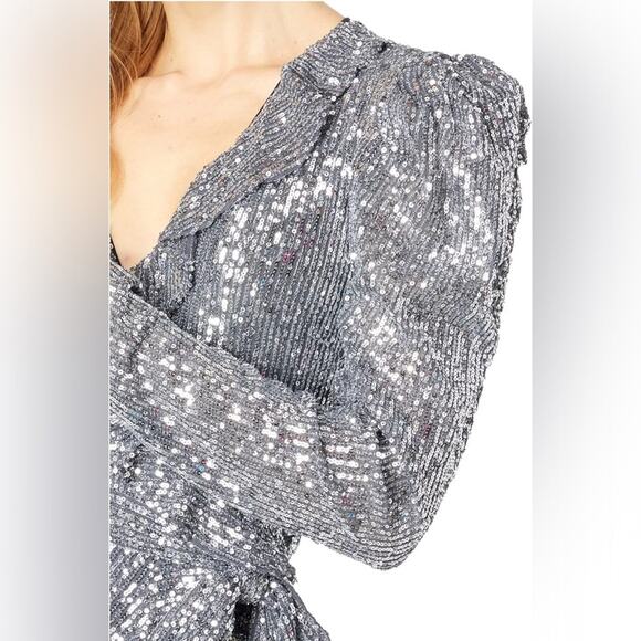 BARDOT Winona Sequin Dress US10* - Picture 4 of 7